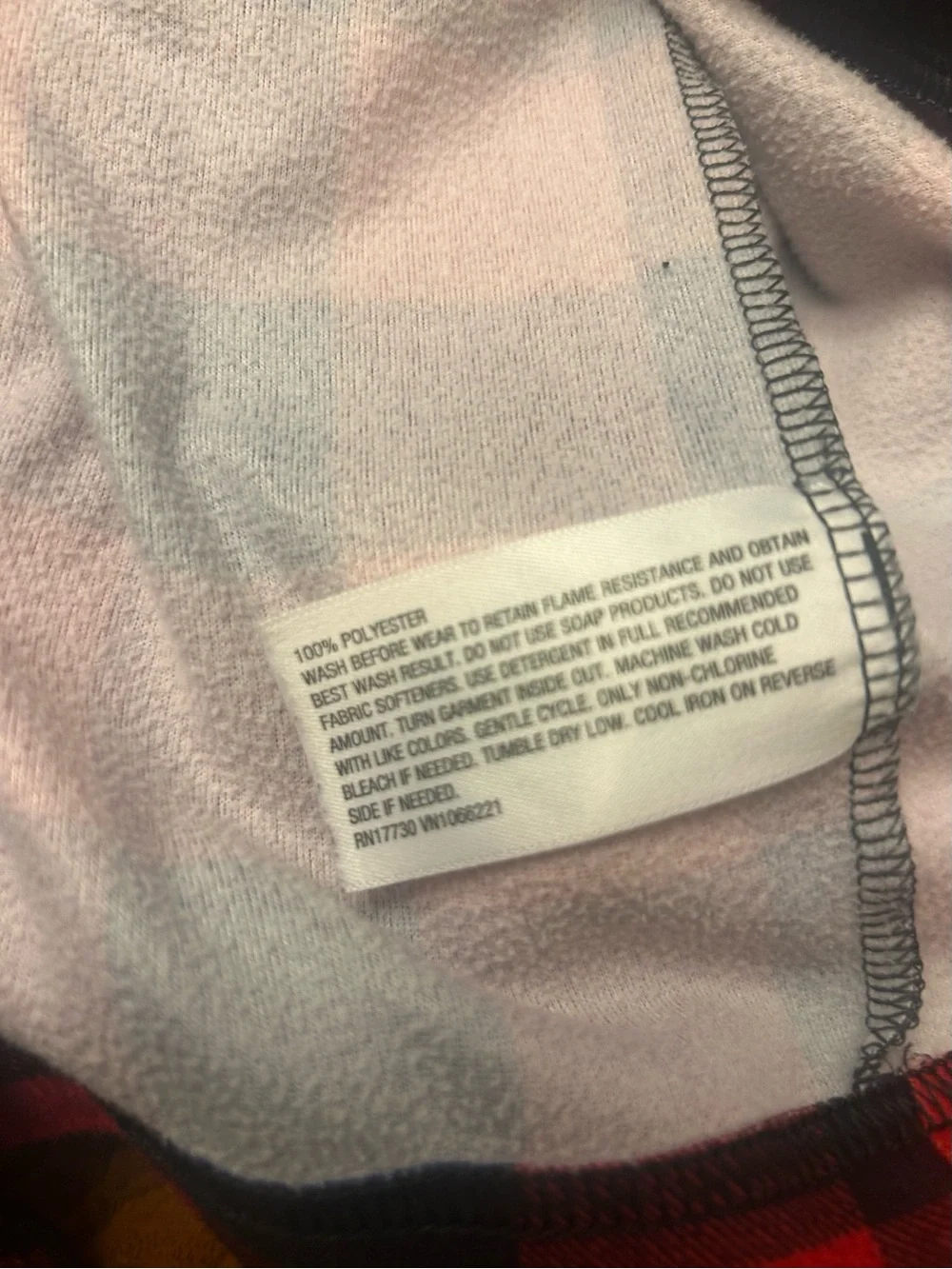 Boys Cat & Jack Red and Black Plaid Two-Piece Pajama Set